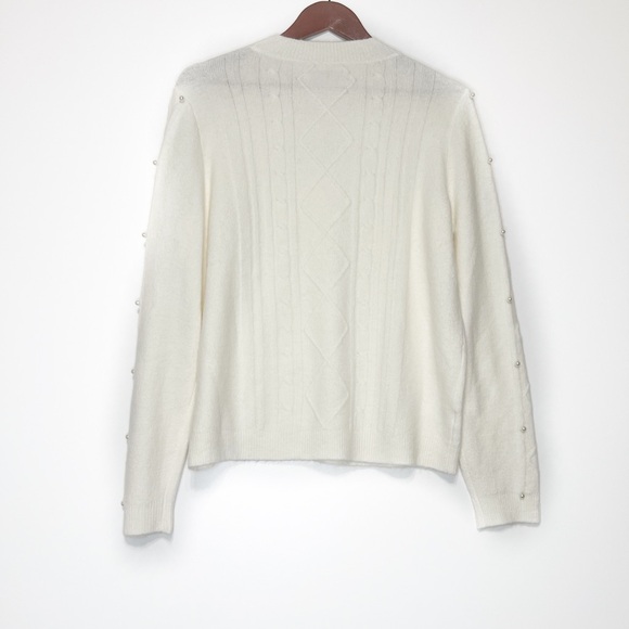 Loft cream pearl sweater NWT - Picture 3 of 4